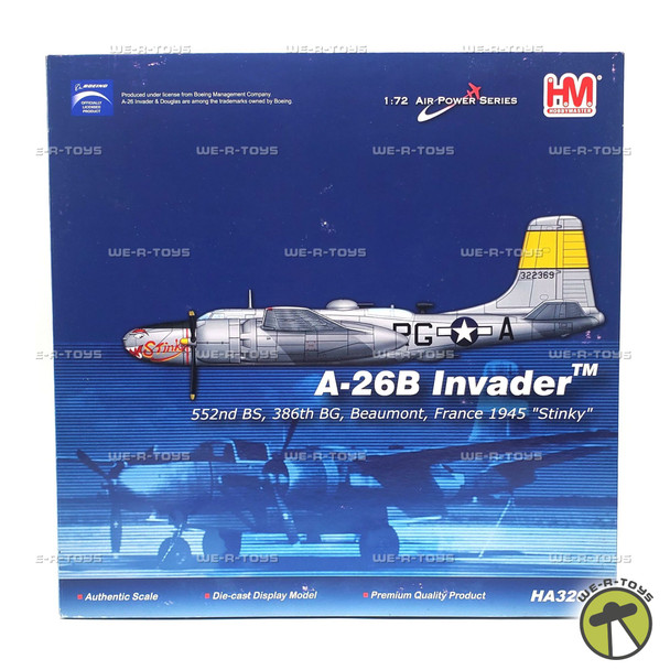 Hobby Master 1:72 Air Power Series A-26B Invader Stinky 2010 Vehicle HA3201