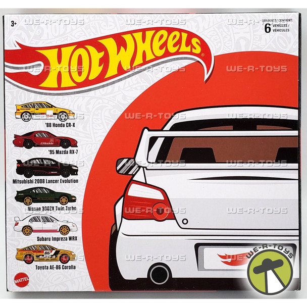 Hot Wheels Japanese Culture Theme Multipack 6 Car Set 2021 Mattel #HDH50-0710