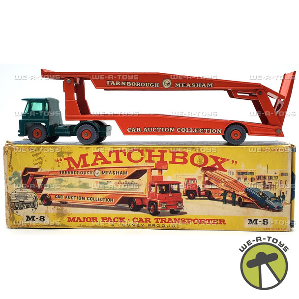 Matchbox Vintage M8 Major Pack Car Transporter with Original Box Lesney