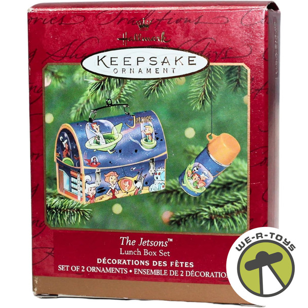 The Jetsons Lunch Box Set of 2 Ornaments Hallmark Keepsake 2001