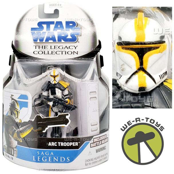 Star Wars Saga Legends Arc Trooper Action Figure 89152 Hasbro 2008