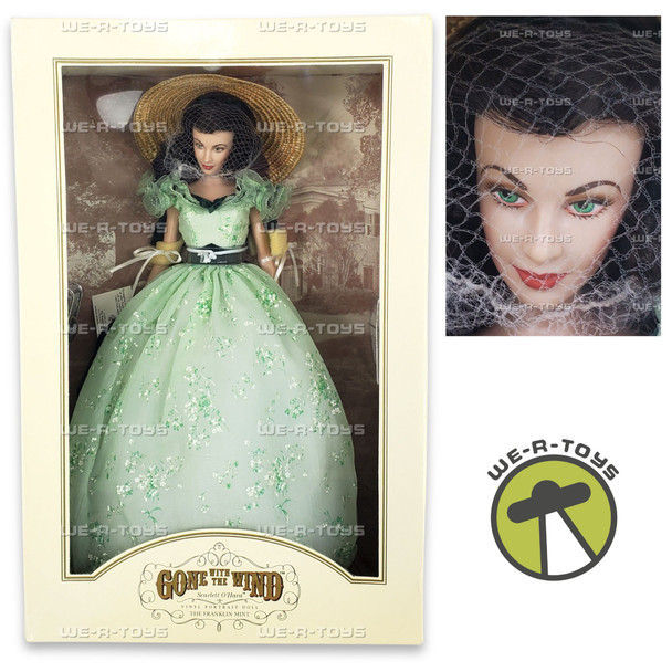 Gone With The Wind Scarlett O'Hara Vinyl Portrait Doll The Franklin Mint
