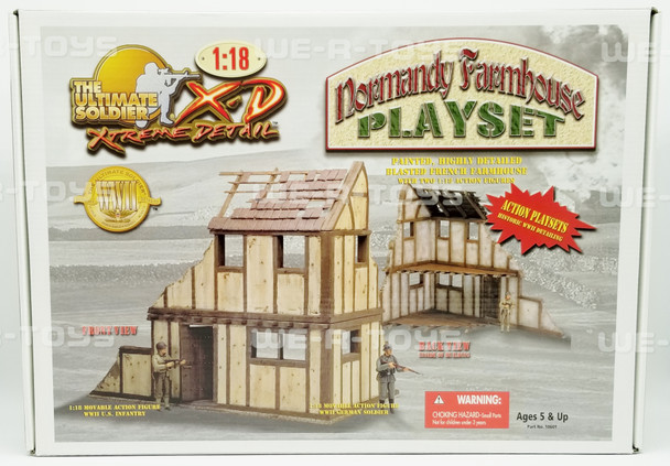 The Ultimate Soldier Xtreme Detail Normandy Farmhouse Action Playset #10601 NEW