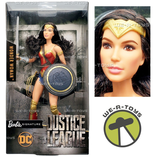 Barbie Signature DC Justice League Wonder Woman Doll 2017 Mattel DYX57
