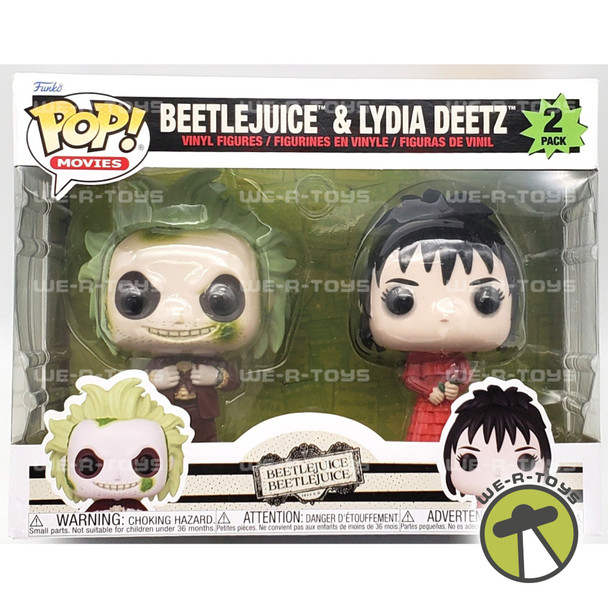 Funko Pop Movies Beetlejuice 2 Beetlejuice & Lydia Deetz 2 Pack Vinyl Figures