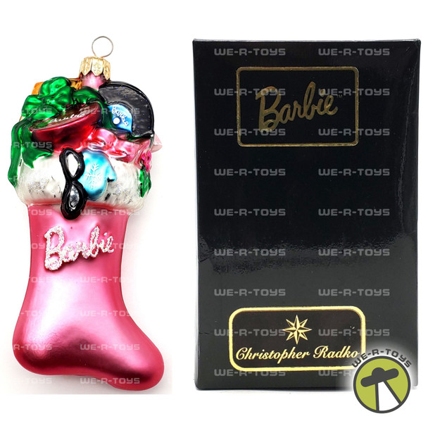Barbie Christopher Radko Stocking Treasures Ornament 1998 Mattel #15484
