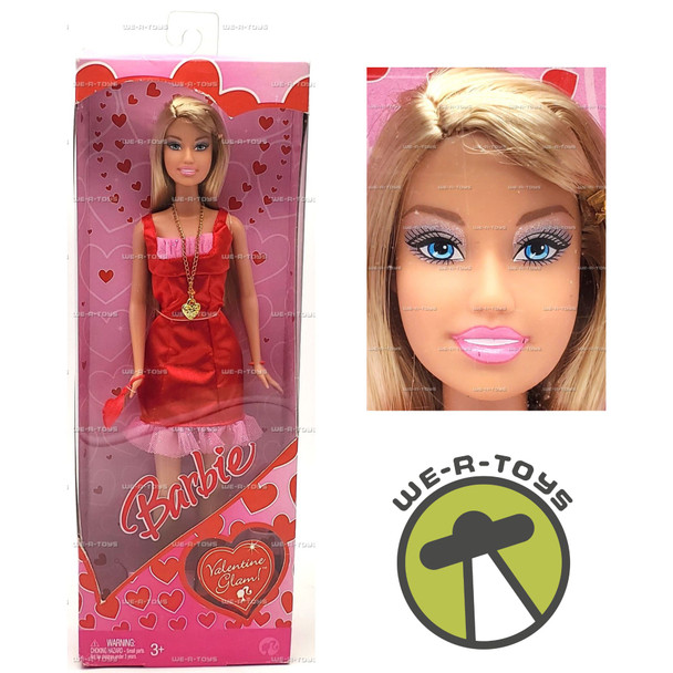Barbie Valentine Glam Doll 2008 Mattel #70473