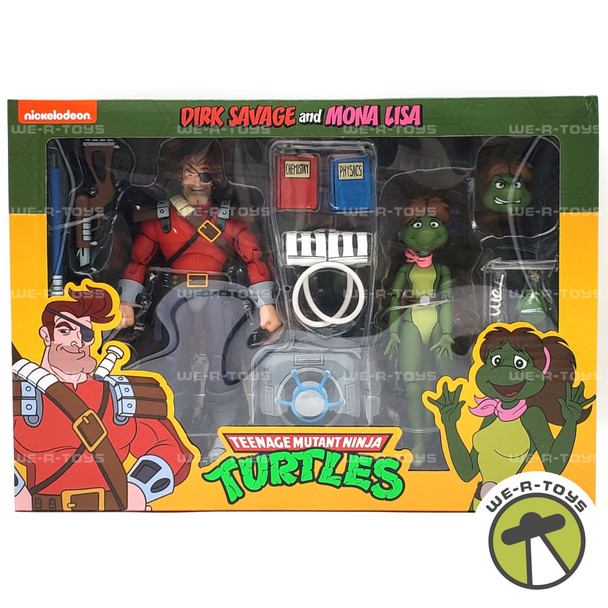 Teenage Mutant Ninja Turtles Dirk Savage and Mona Lisa Action Figures 2022 NECA