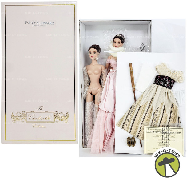 Robert Tonner FAO Schwarz Limited Edition Cinderella Rose Gift Set 16" Doll 2007