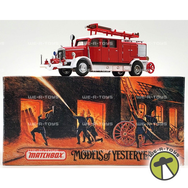 Matchbox Models of Yesteryear Fire Engine Series 1938 Mercedes KS15 Fire Truck