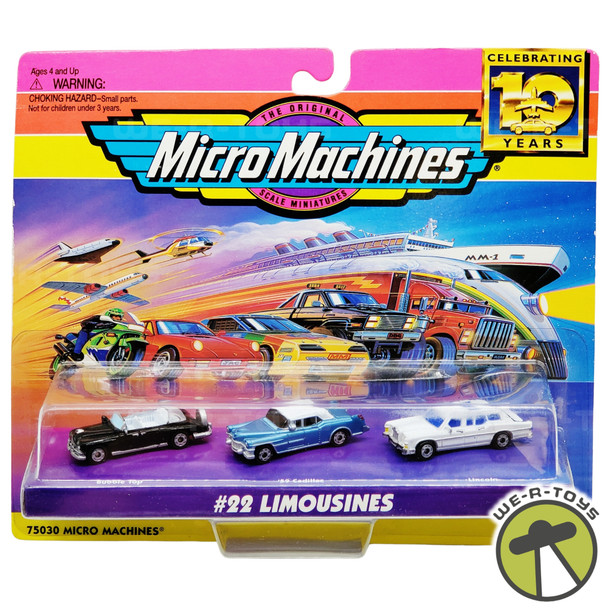 Micro Machines 10th Anniversary #22 Limousines Collection 1997 Galoob 75030