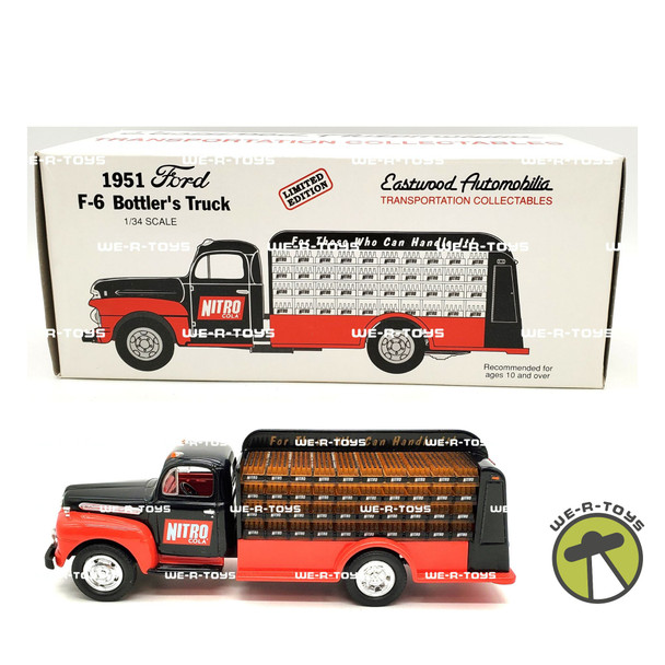 Eastwood Automobilia 1951 Ford F-6 Bottler's Truck Nitro Cola 1993 First Gear