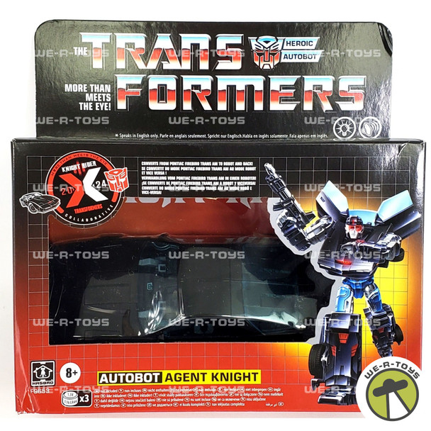 Transformers Knight Rider Autobot Agent Knight Action Figure Hasbro #F9653