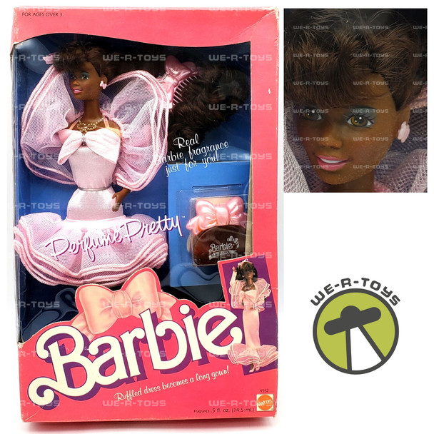 Barbie Perfume Pretty African American Doll 1987 Mattel #4552