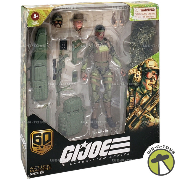 G.I. Joe Action Marine Sniper Classified Series 60th anniversary Action Figure