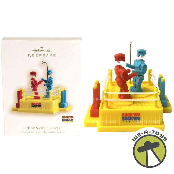 Rock'em Sock'em Robots Ornament Hallmark Keepsake 2007