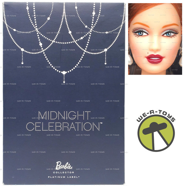 Barbie Collector Midnight Celebration Platinum Label Doll 2014 Mattel #BDH43