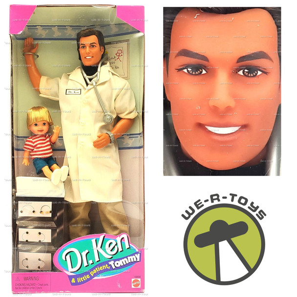 Barbie Dr. Ken & Little Patient Tommy Doll Set 1997 Mattel #18898