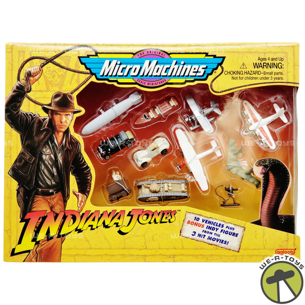 Micro Machines Indiana Jones Movie Vehicles and Indy Figure Galoob 1995