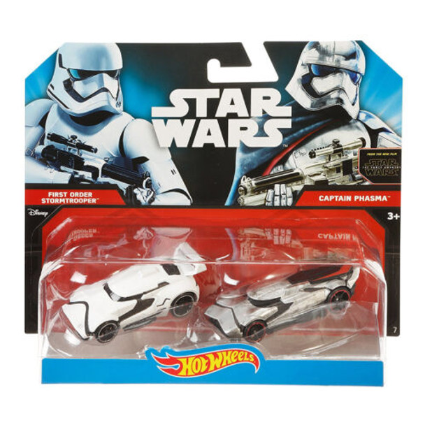 Hot Wheels Star Wars 1st Order Stormtrooper & Captain Phasma Diecast Vehicles