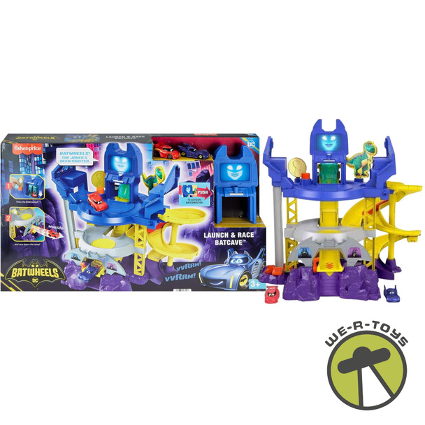 Fisher-Price DC Batwheels Toy Car Race Track Playset