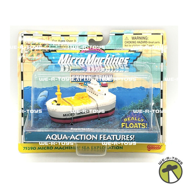 Micro Machines Exploration Sea Supertanker Vehicle 1997 Galoob #75290