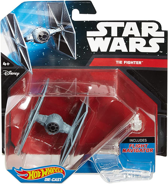 Hot Wheels Star Wars Starship Grey Tie Fighter Diecast Vehicle