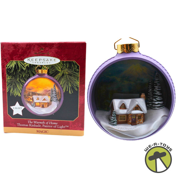 The Warmth of Home Thomas Kinkade Painter of Light Hallmark Ornament 1997