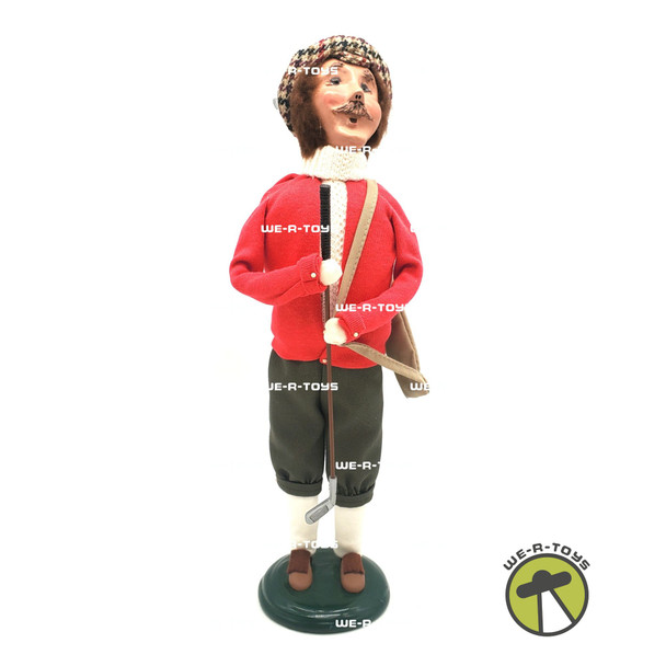 Byers' Choice 2004 The Carolers Christmas Gallery Golfer Gentleman Figure