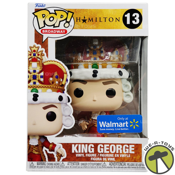 Funko Pop! Broadway 13 Hamilton King George (RD) Vinyl Figure