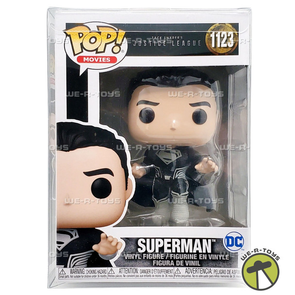 Funko POP Movies Justice League The Snyder Cut Black Suit Superman 1123 Figure