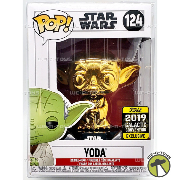 Funko POP Star Wars Yoda Gold 124 Vinyl Figure