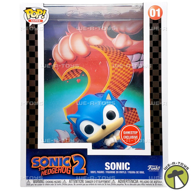 Funko POP Games Sonic The Hedgehog 2 Vinyl Figure with Game Cover in Hardcase