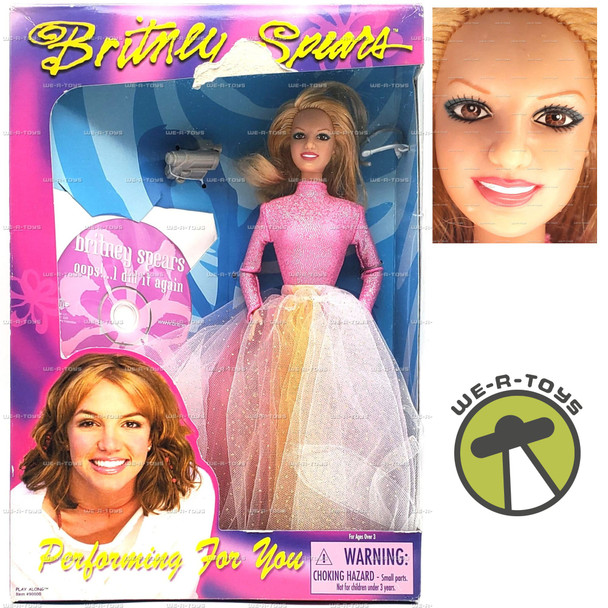 Britney Spears Performing For You Doll w/ CD 2000 PlayAlong #90000