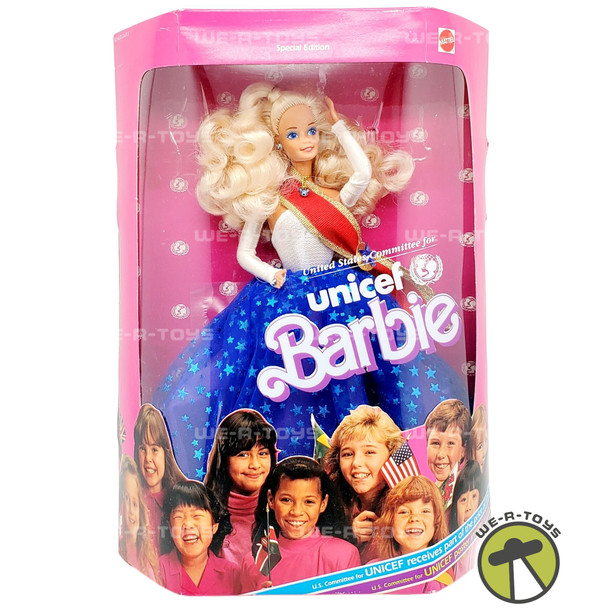 United States Committee for Unicef Barbie Doll Special Edition Mattel 1989