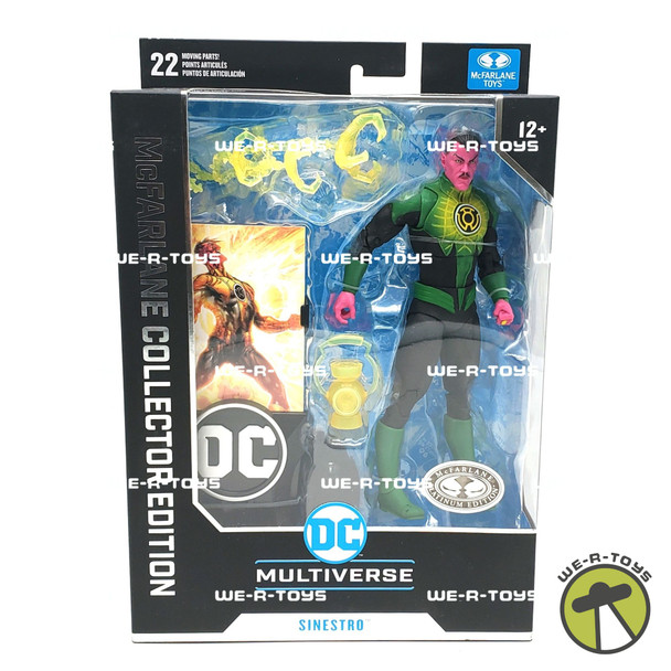 DC Multiverse Sinestro Action Figure Platinum Edition 2023 McFarlane #17006