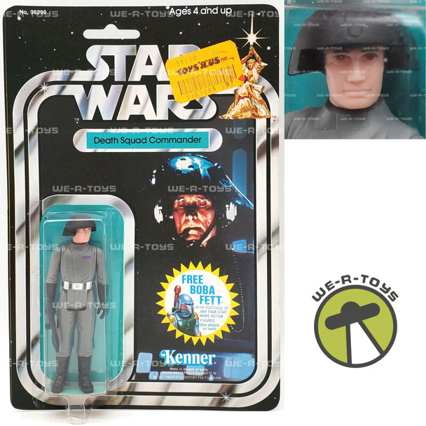 Star Wars Death Squad Commander Figure 20-Back with Boba Fett Offer 1978 Kenner