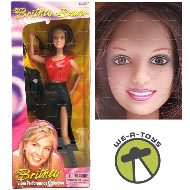 Britney Spears Video Performance Collection Doll w/ Black Jacket 2000 PlayAlong