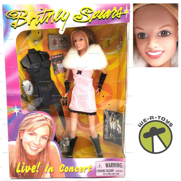 Britney Spears Live in Concert Doll w/ Pink Dress 1999 PlayAlong 20100