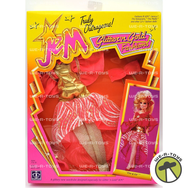 Jem Truly Outrageous Glitter'n Gold Fire & Ice Fashion 1986 Hasbro #4281
