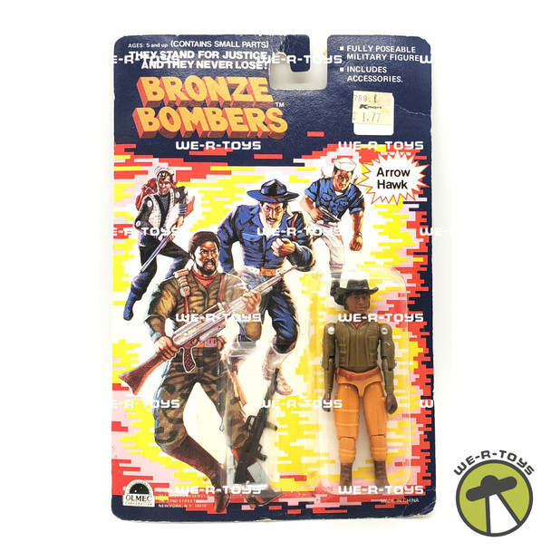 Olmec Toys Bronze Bombers Arrow Hawk Figure 1988 #2000