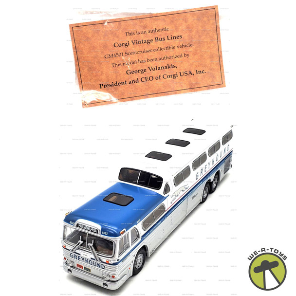 Corgi GM4501 Greyhound Scenicruiser Destination Philadelphia 1:50 Scale #US54414