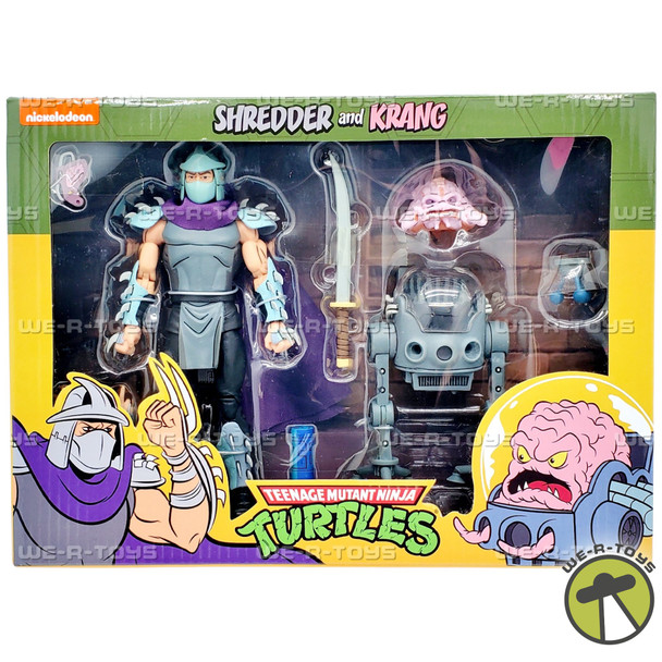NECA Teenage Mutant Ninja Turtles Shredder and Krang 2 Pack Action Figure Set
