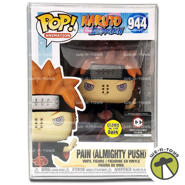 Funko Pop Animation Naruto Pain Almighty Push Exclusive GITD Vinyl Figure #944