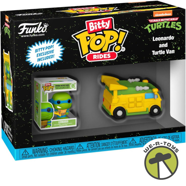 Funko Pop! Bitty Ride: Teenage Mutant Ninja Turtles Leonardo with Van