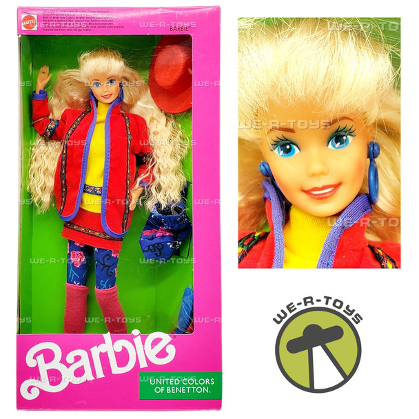 Barbie United Colors of Benetton Doll 1990 Mattel No. 9404