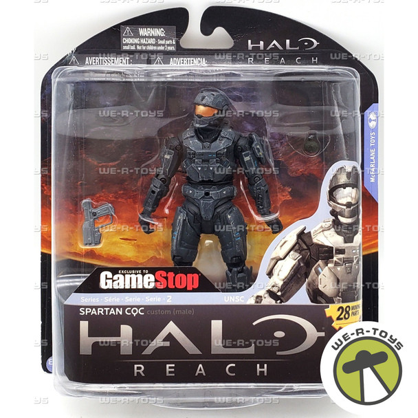 Halo Reach Spartan CQC Custom Series 2 Action Figure 2011 McFarlane Toys #18638