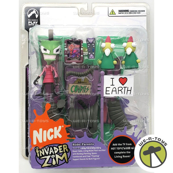Invader Zim Series 2 of Doom Robo-Parents Figures 2005 Palisades Toys #12318
