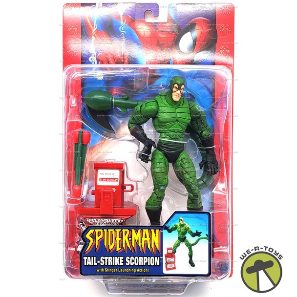 Marvel Spider-Man Tail-Strike Scorpion w/ Launcher 2004 Toy Biz #71875