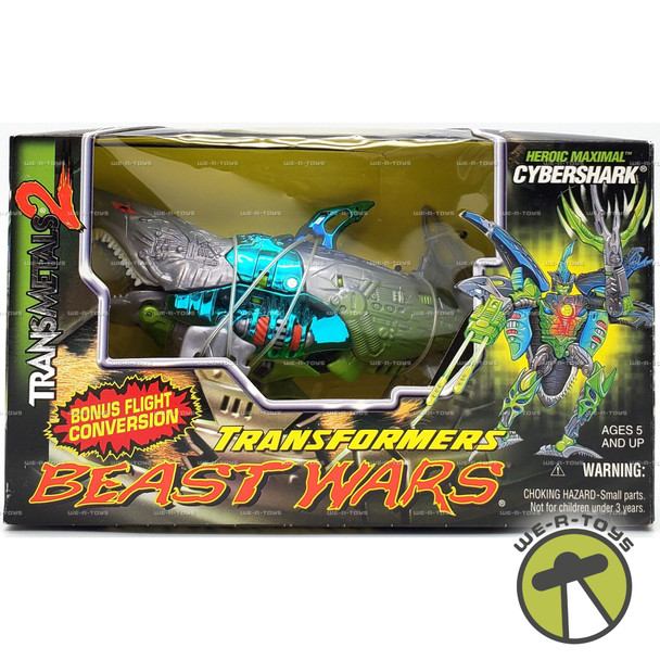 Transformers Beast Wars Transmetals 2 Heroic Maximal Cybershark Figure Hasbro